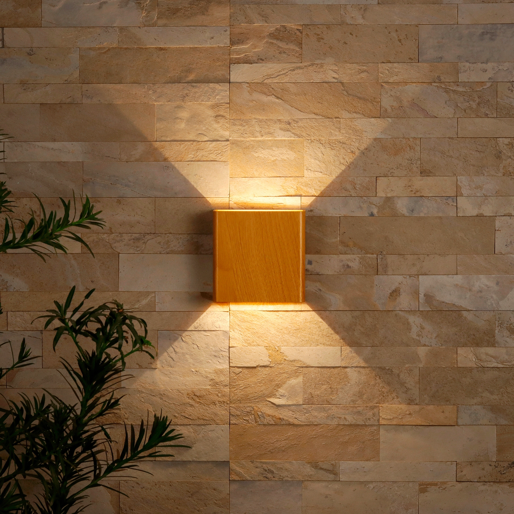 Arandela de Parede Externa IP65 LED Elegance Due Avant Iluminação Branco Bivolt