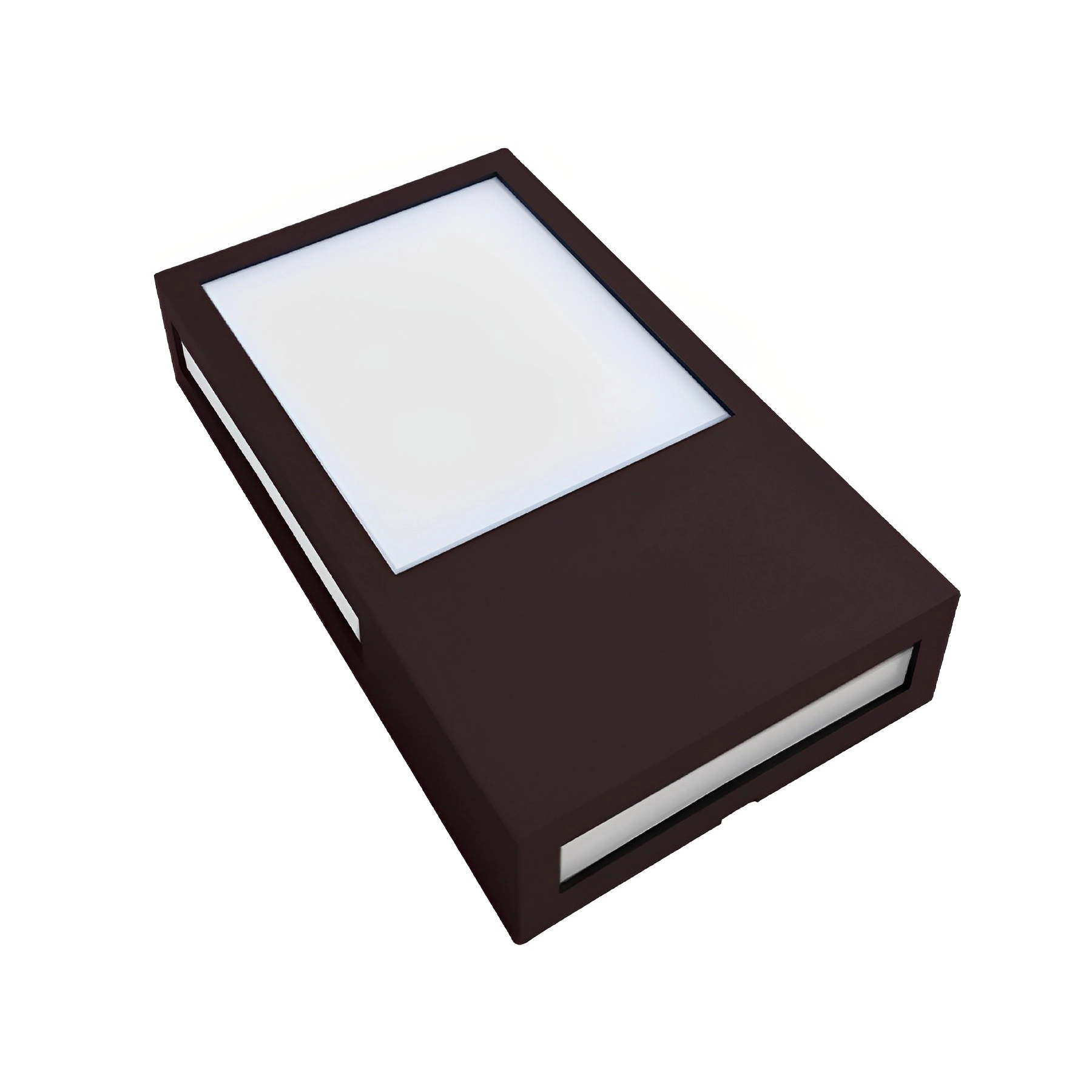 Arandela de Parede Externa IP65 LED Cube Avant Iluminação Marrom Bivolt