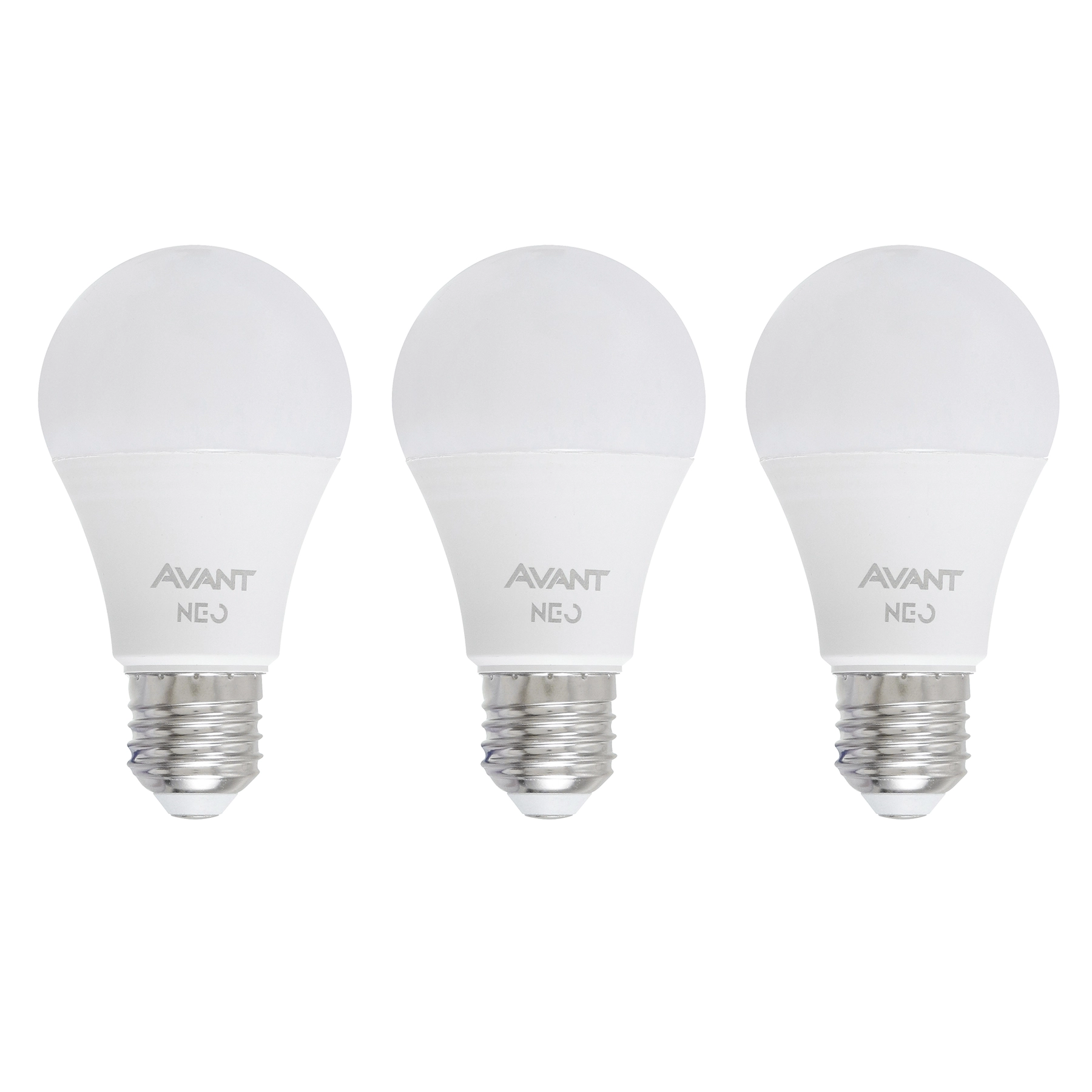 Kit Lâmpada de LED Inteligente E27 Bulbo 10W 810lm Luz Branca Bivolt Avant Iluminação