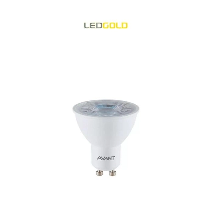 Lampada Led Dicroica Gu10 4,8w Av Mr16 Bivolt Policarbonato Leitosa Branco Neutra U