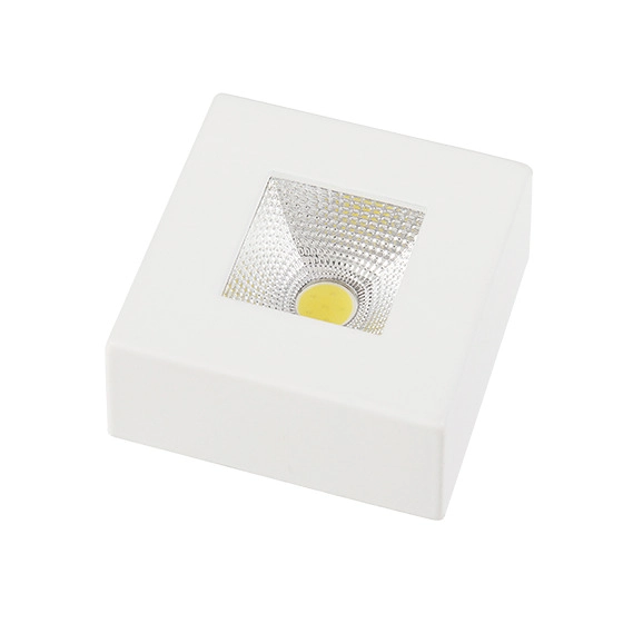 Spot Sobrepor Quadrado Branco Com LED Luz Neutra Avant Iluminação