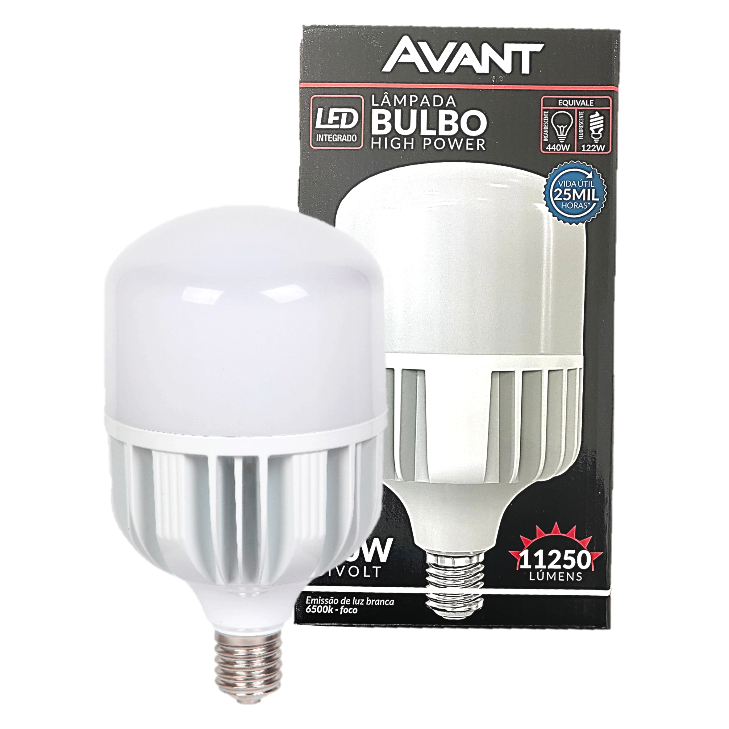 Lampada Bulbo 150w E40 Branco Frio 6500k Alta Potencia