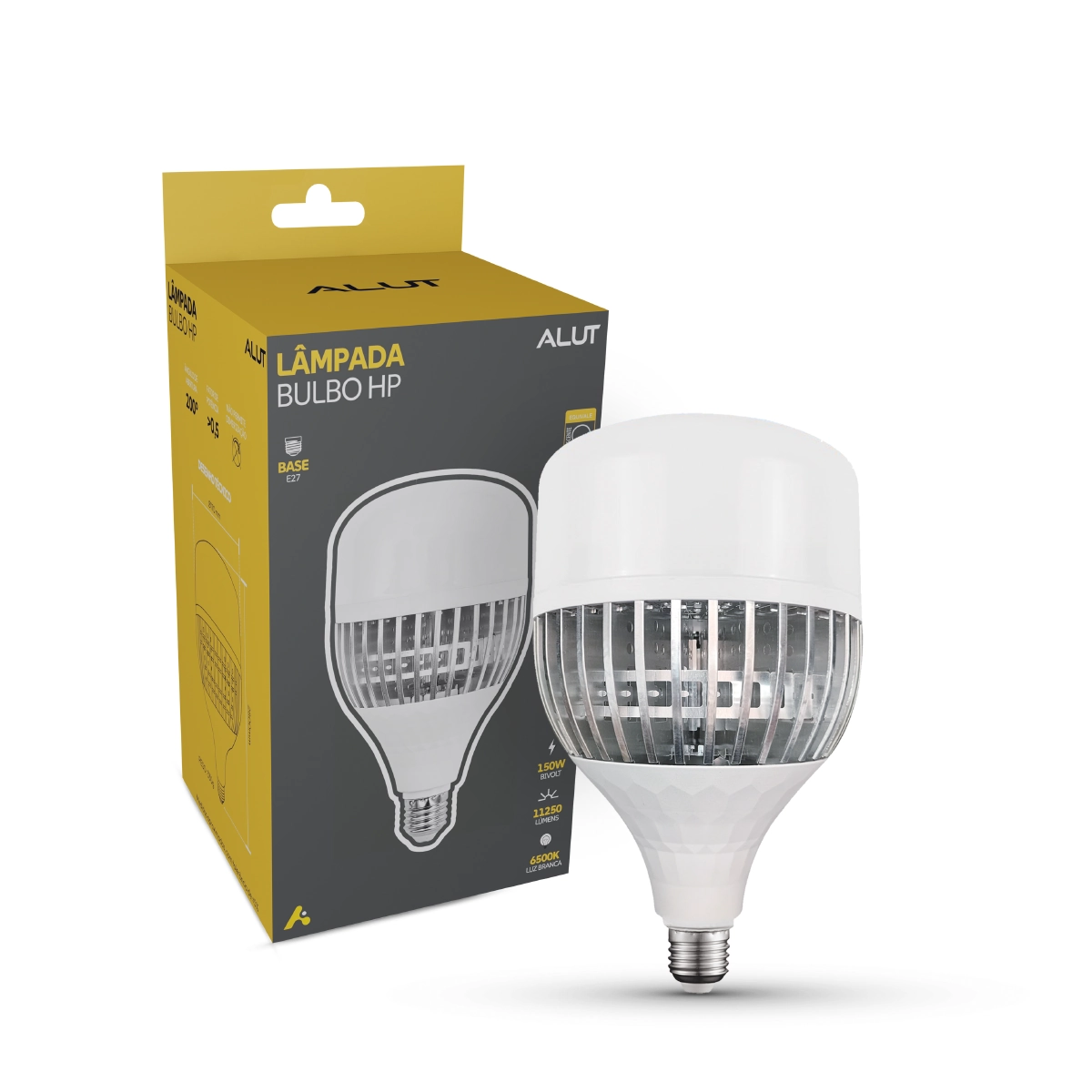 Lampada Led Bulbo Hp 150w 6500k Branco Frio E27 110v/220v Bivolt Ip20 Cod: ALUT000104 Alut By Avant