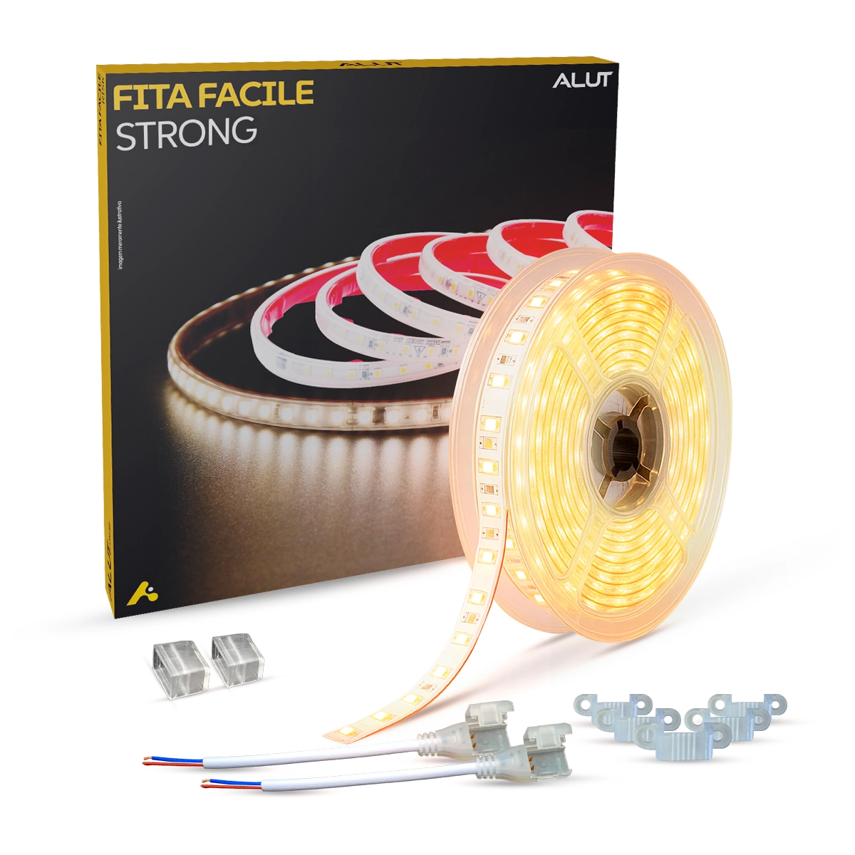 Fita Led Facile Strong 5m 13mm 4000k 220v Aprovad água Alut Luz Branco-neutro Tensão De Operação 20w
