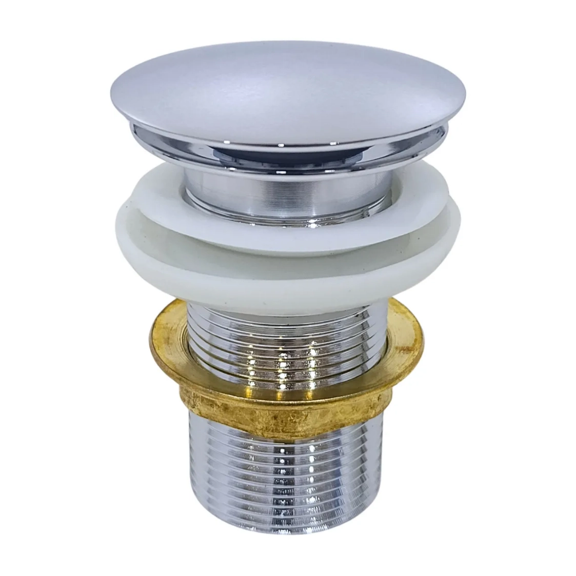 Válvula Click 1.1/4 Metal Cromada Escoamento Tanque Casagrande Mundial