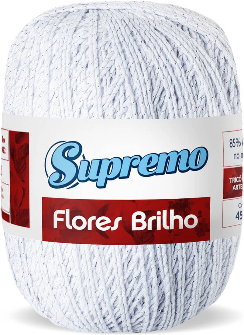 Flores Brilho Cores 400g N°6 Bco Bri Pra