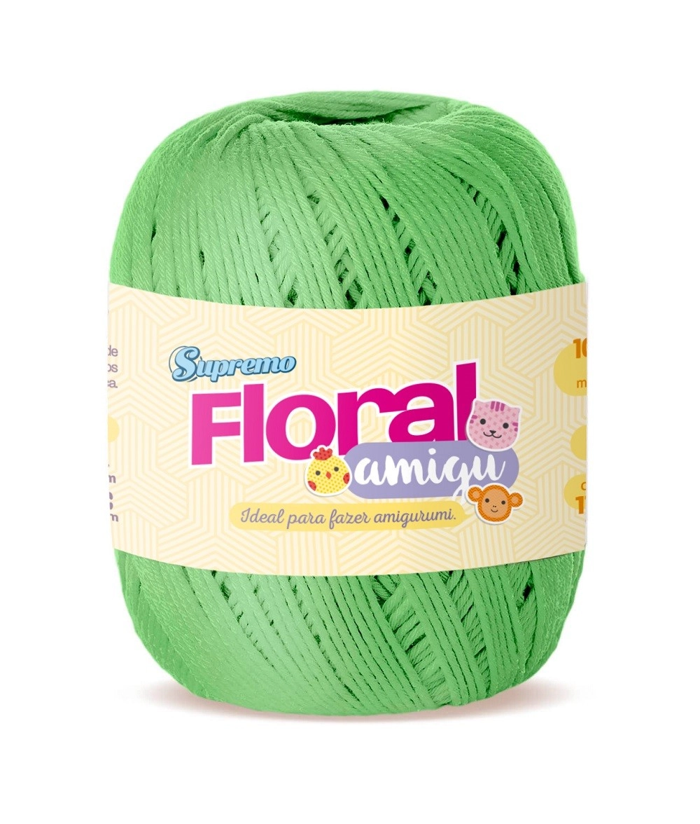 Supremo Floral Verde Abacate