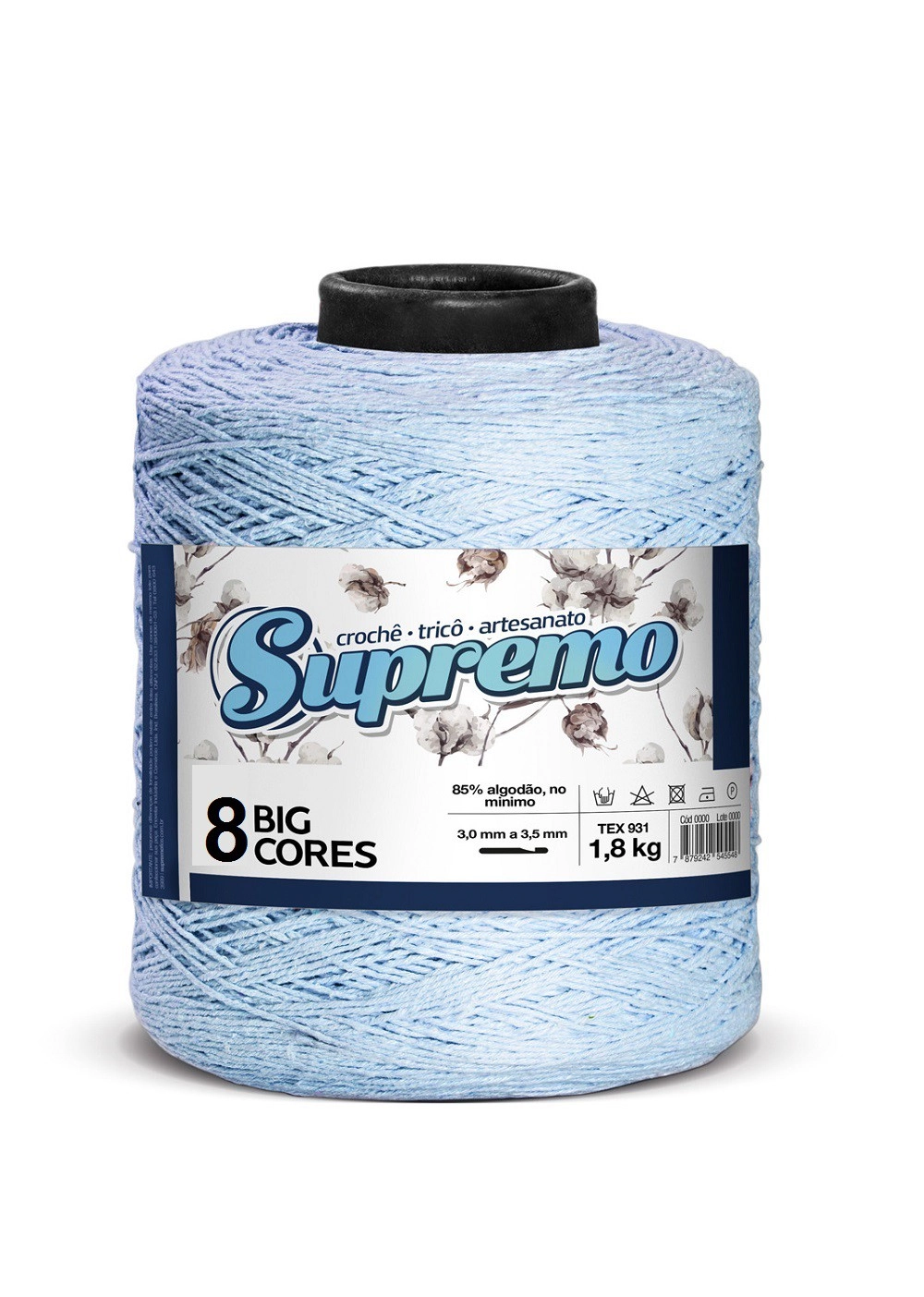 Barb Supremo Big Cores 08 Azul Claro