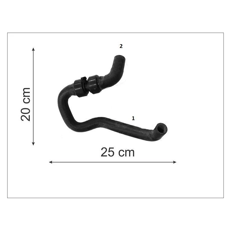 Mangueira do Aquecedor PEUGEOT 206/207 - CAUPLAS 9432