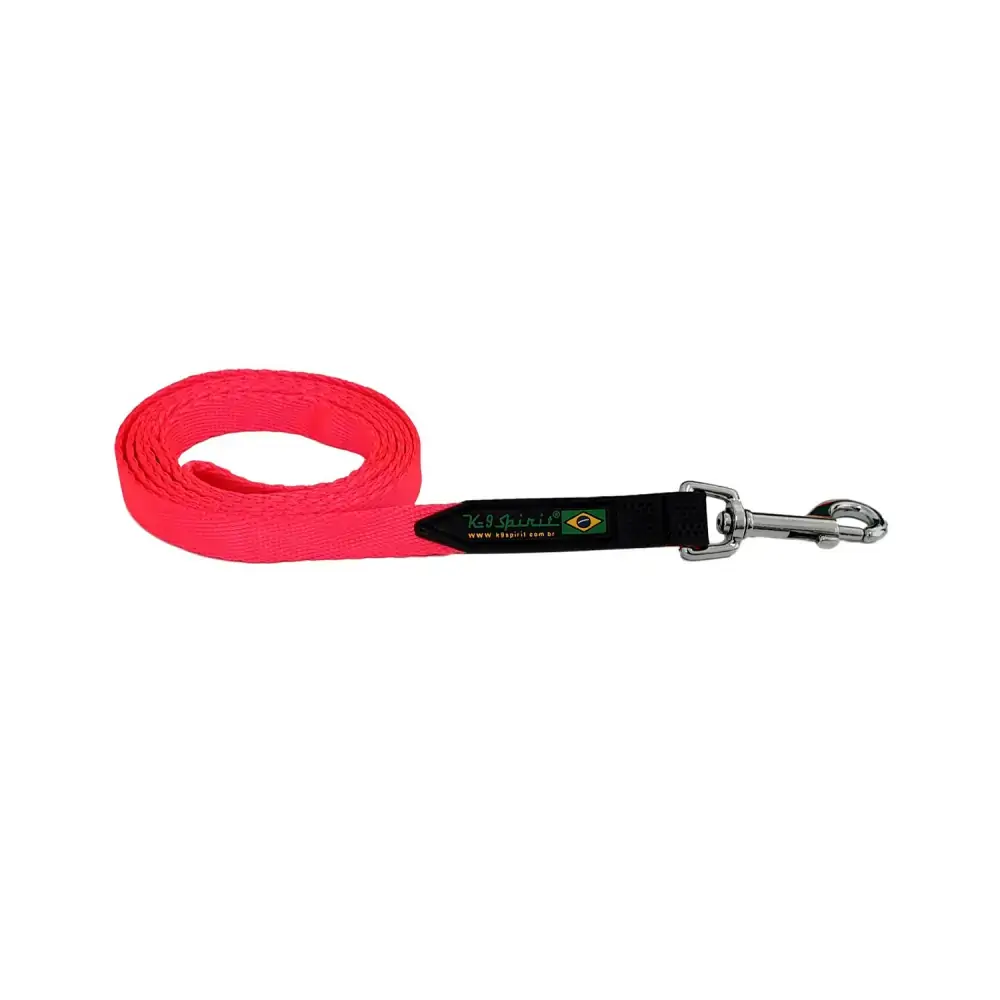 Guia Poliéster Rosa 2m K 9 Spirit