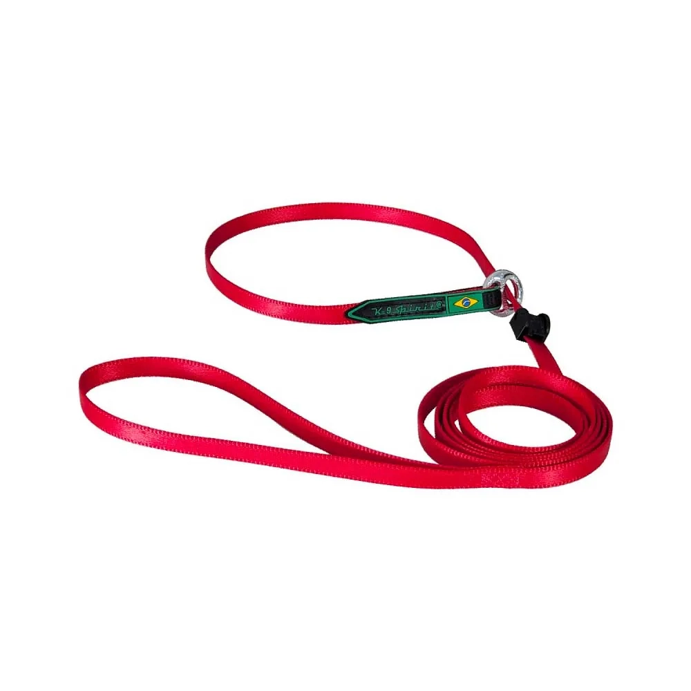 Guia Unificada Para Cães Prime Vermelho 1,50m K9 Spirit
