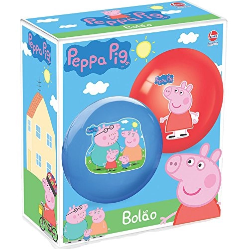 Bolão De Vinil Lider Peppa Pig Azul