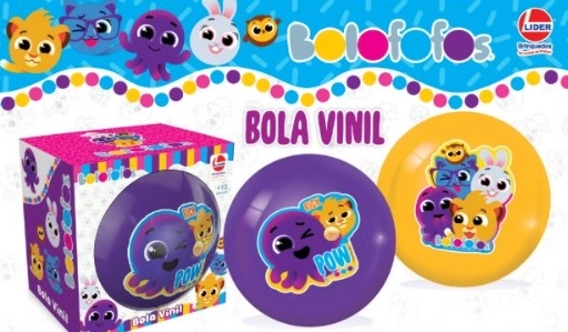 3158 Bola Vinil Amarela Bolofofos