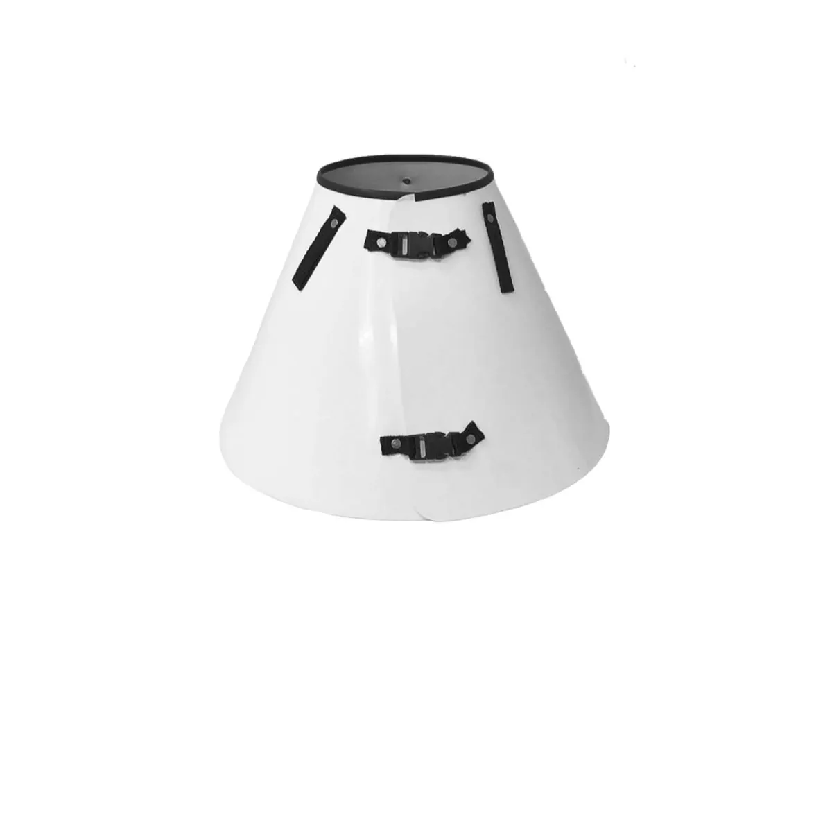 Colar Pet Número 1 Branco Elizabetano Un