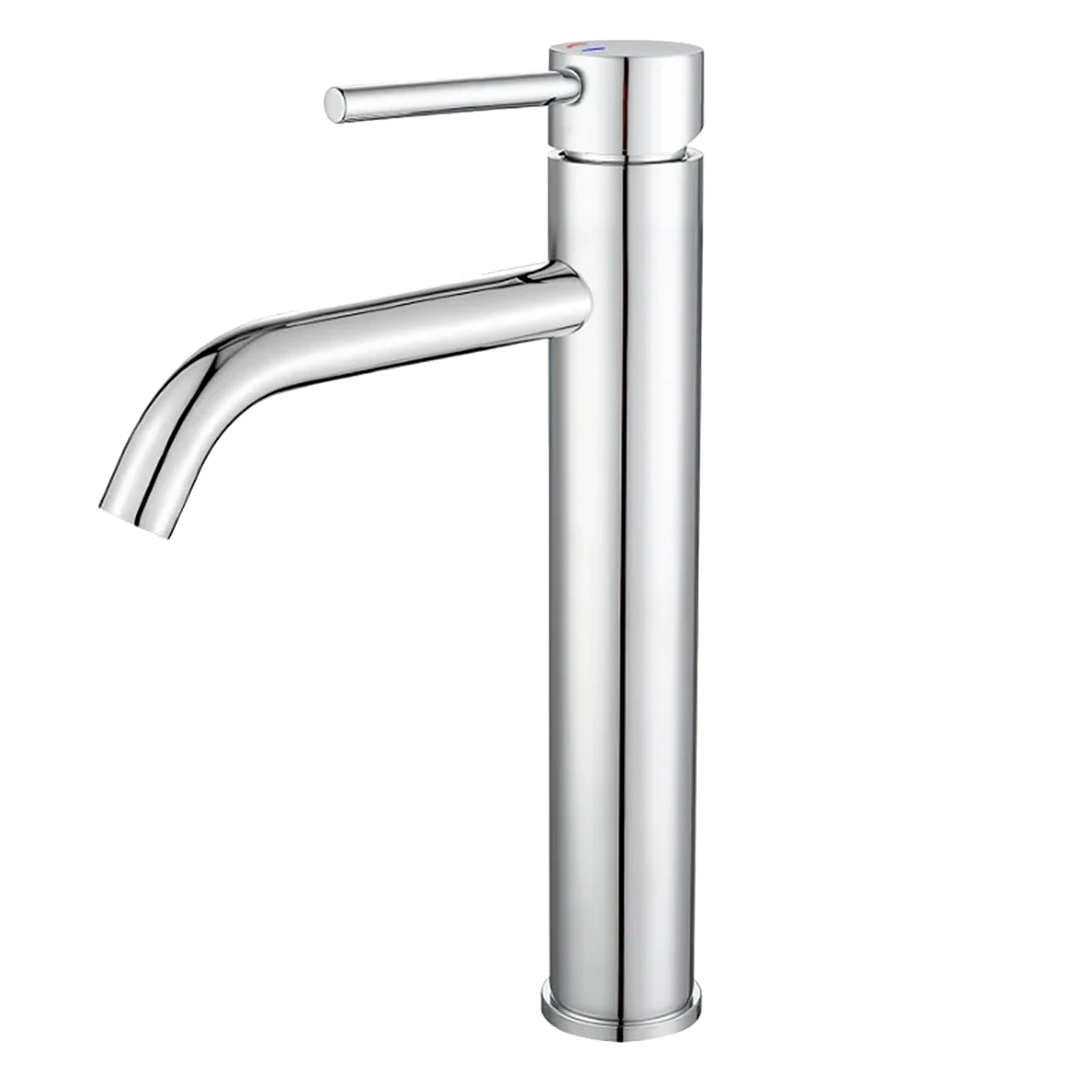 Torneira Misturador Monocomando Água Quente e Fria Bica Alta para Banheiro - Cromado - DP4202 Drop Metais