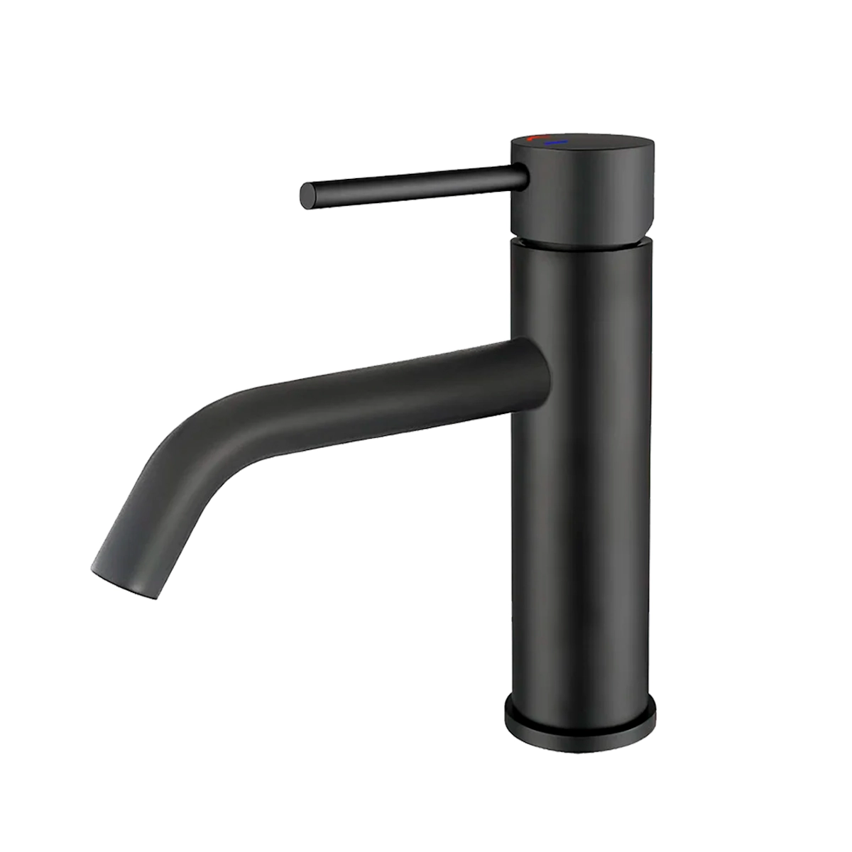 Torneira Misturador Monocomando Água Quente e Fria Bica Baixa para Banheiro - Black Matte - DP9201 Drop Metais