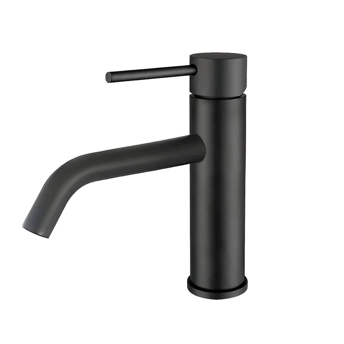 Torneira de Água Fria Bica Baixa para Banheiro - Black Matte - DP9101 Drop Metais