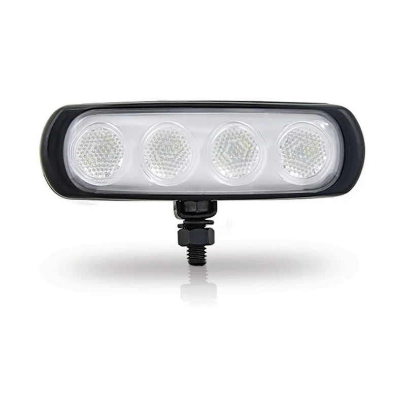 Farol Auxiliar Corpo New Slim Preto 4W Leds 12/24V Branco - AUTOPOLI AL635
