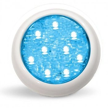 Iluminação Led Piscina 9w Branco Ou Azul - Led Monocromático - Azul - Encaixe 3/4
