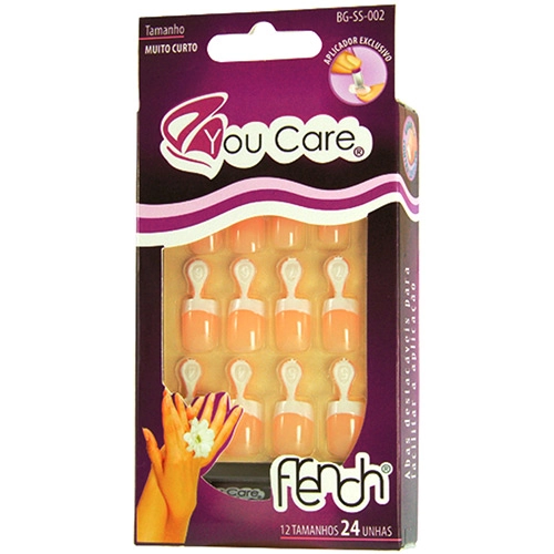 Unhas Postiças Francesinha Bege Curta You Care
