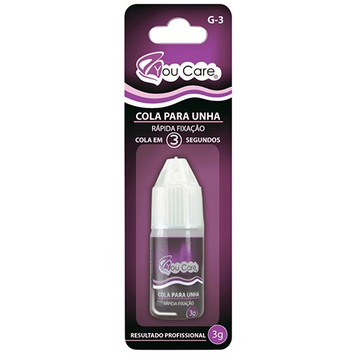 Cola Para Unhas Postiças You Care Secagem Rápida