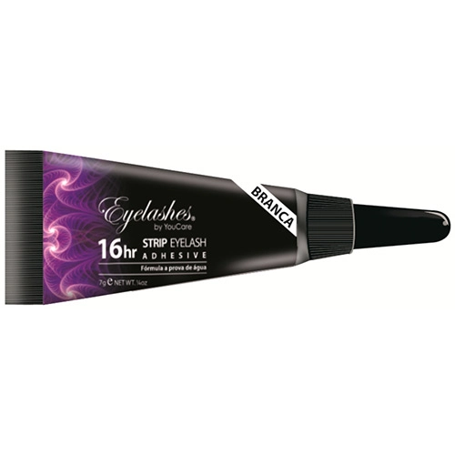 Cola Longa Duração 16 Horas Para Cílios Em Tubo Branca You Care Cosméticos