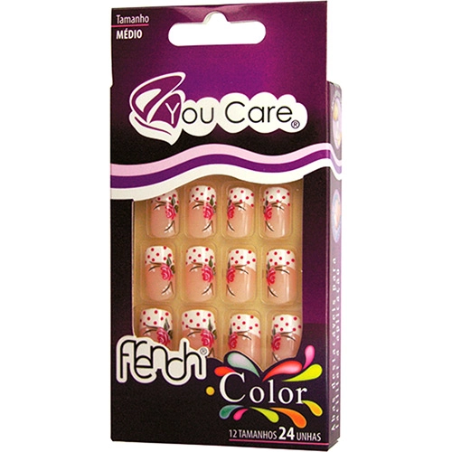 Unhas Postiças Autoadesivas You Care Quick Curto Natural