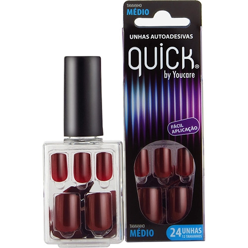 Kit Unhas Autoadesivas Médio Ross You Care
