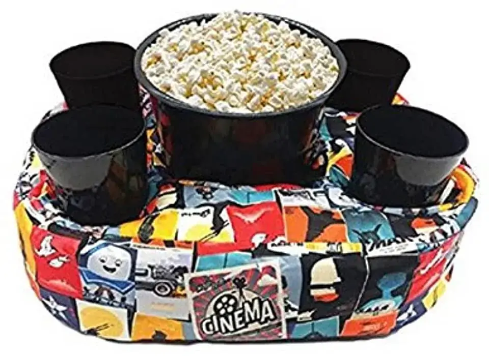 Almofada Porta Pipoca Movie Para 4 Pessoas