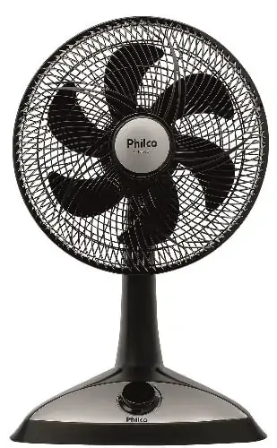Ventilador Philco Turbo Zes 30cm Com 3 Velocidades E Sistema Oscilante Preto