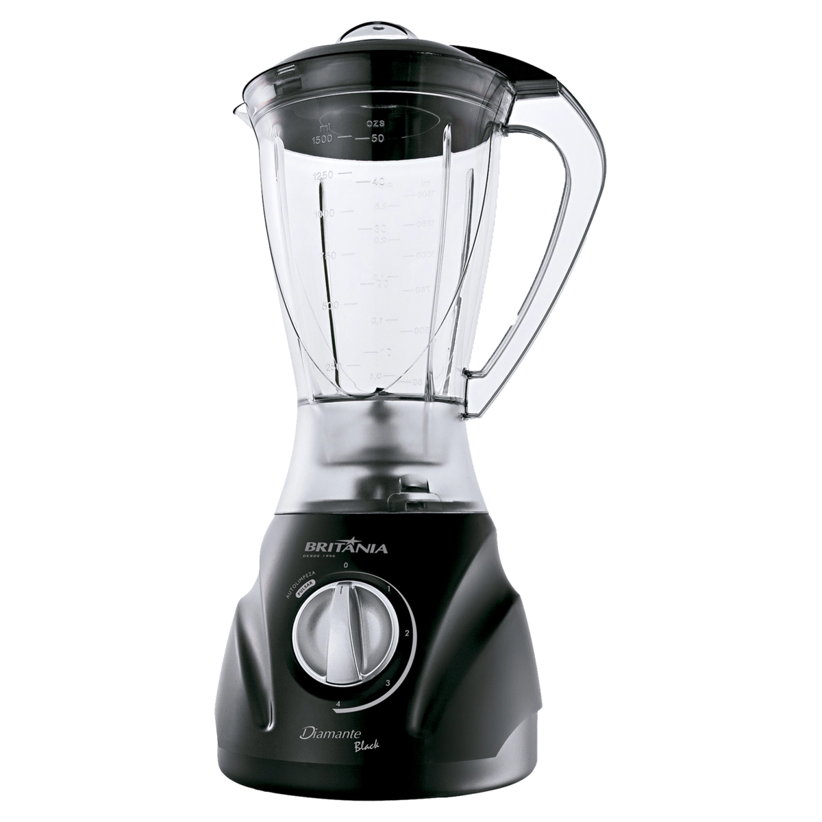 Liquidificador Preto Diamante Black 1,5l 600w Britânia 127v