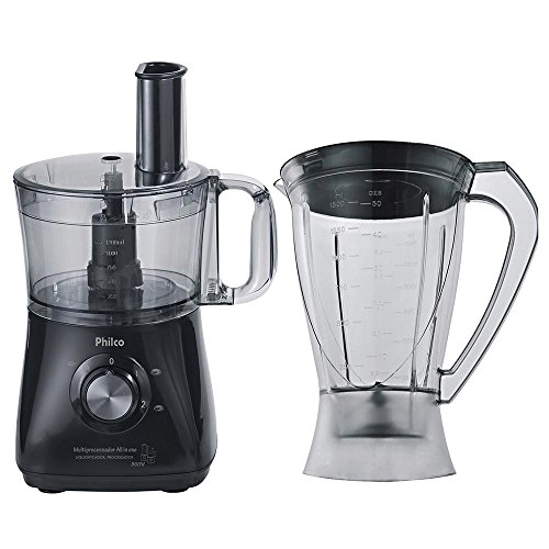 Processador De Alimentos Philco All In One 2 Velocidades Pulsar 800w