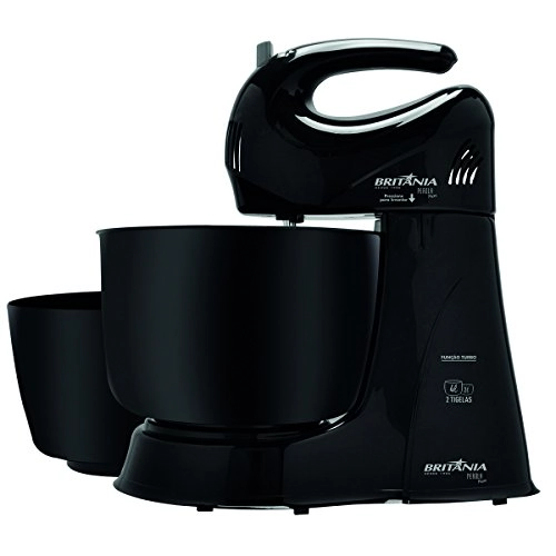 Batedeira Britânia Perola Maxx 2 Pr 350w Preta