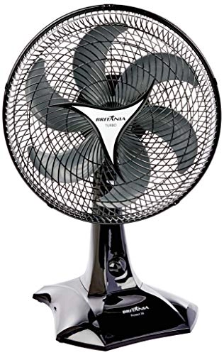 Ventilador de Mesa BRITÂNIA 30cm Protect Turbo Preto 110V