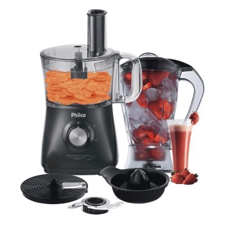Multiprocessador Philco All In One Citrus 800w Preto