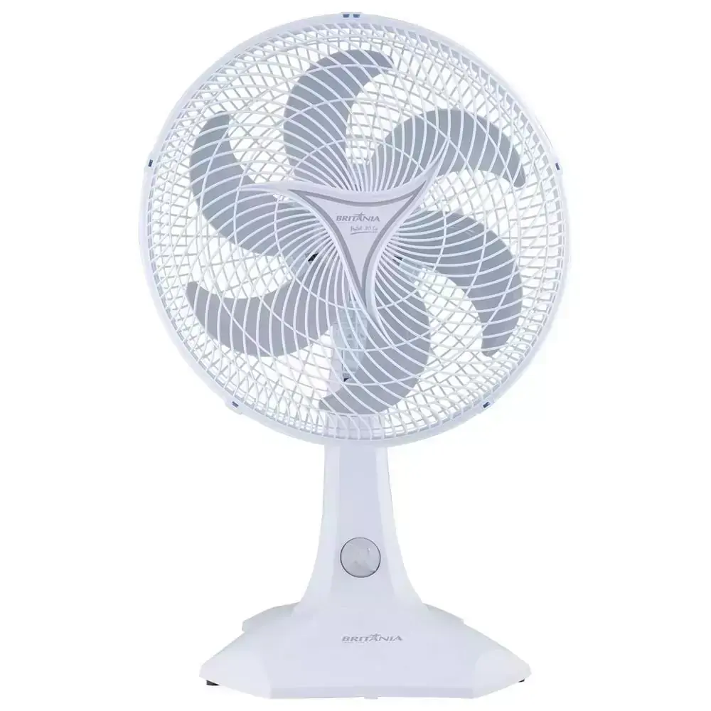 Ventilador de Mesa Britânia Protect 30 Six, 3 Velocidades, 55W, Branco - 110V
