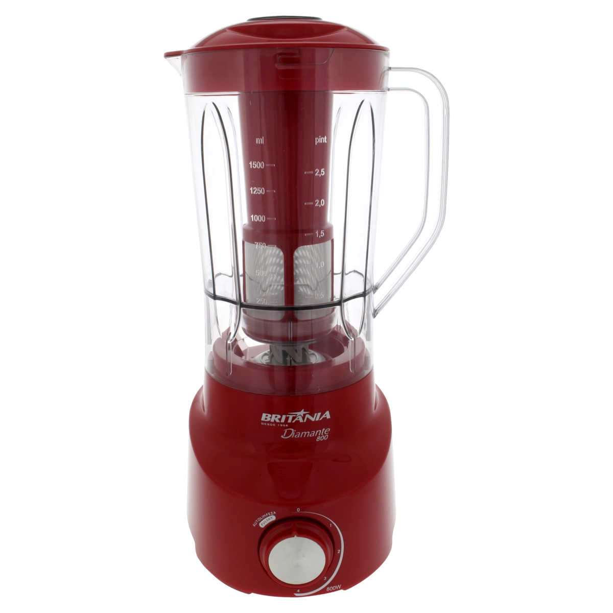 Liquidificador Britania Diamante 800 Vermelho 110V