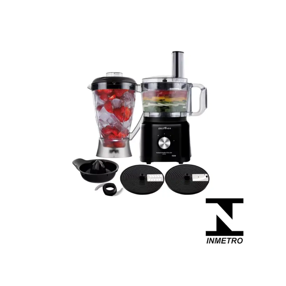 Multiprocessador Britânia 3x1 All In One Preto 110V