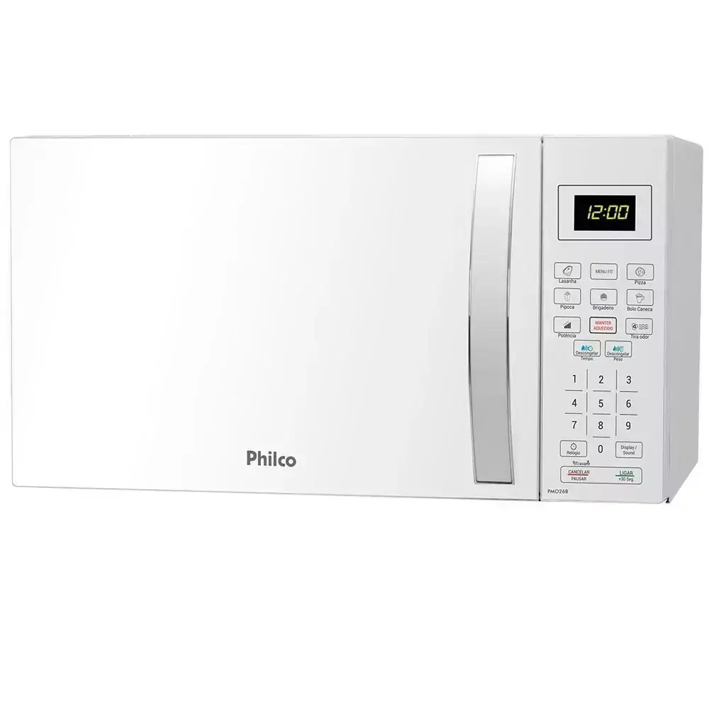 Microondas Philco PMO26B, 26L, 1400W, Branco - 110V