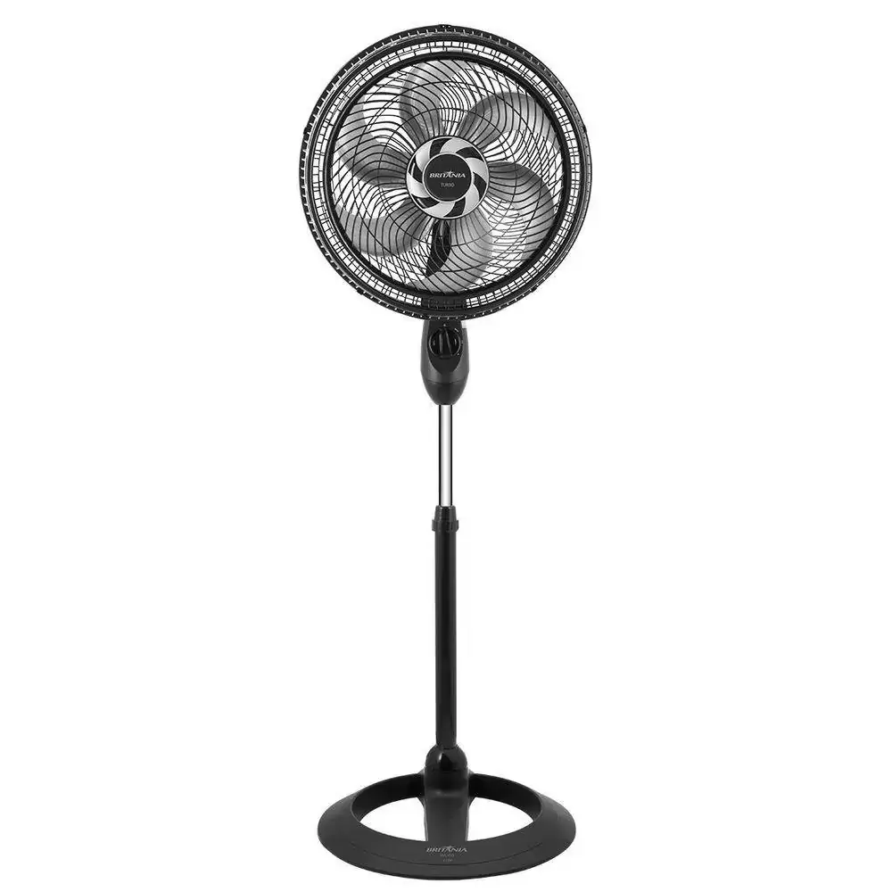 Ventilador de Coluna Britânia BVC450 TURBO, 50cm, 3 Velocidades, 155W, Preto - 220V