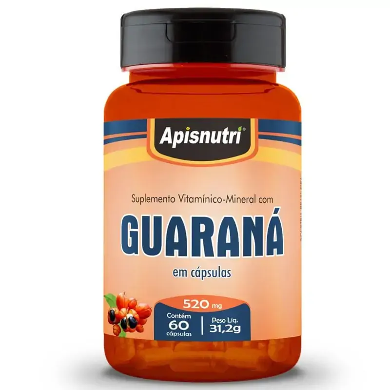 Guaraná Apisnutri 60 cápsulas