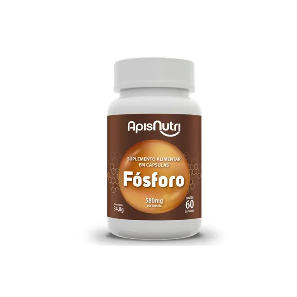 Fosforo 60 Caps 580mg Apisnutri Apis Flora