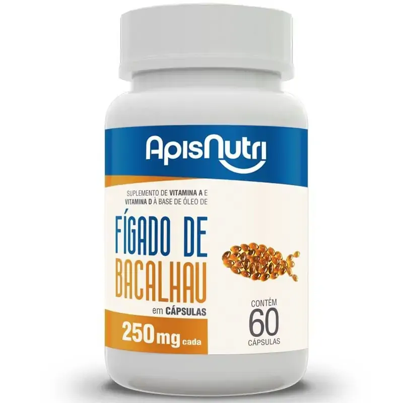Oleo De Figado De Bacalhau C/60 Caps Apisnutri
