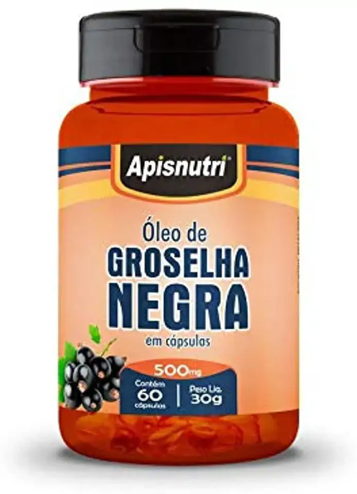Oleo Groselha Negra 500mg 60caps Apisnutri