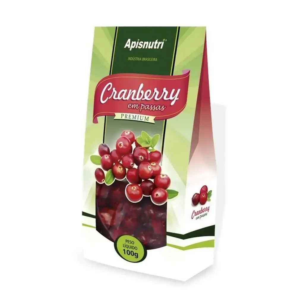 Cranberrry Frutas Em Passas 100g Apisnutri