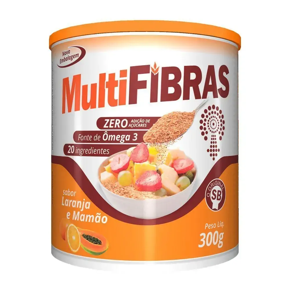 Multifibras Sb Sabor Laranja E Mamao 300g Apisnutri