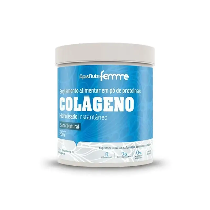 Colágeno Hidrolisado Beauty Complex Apisnutri 200g Neutro