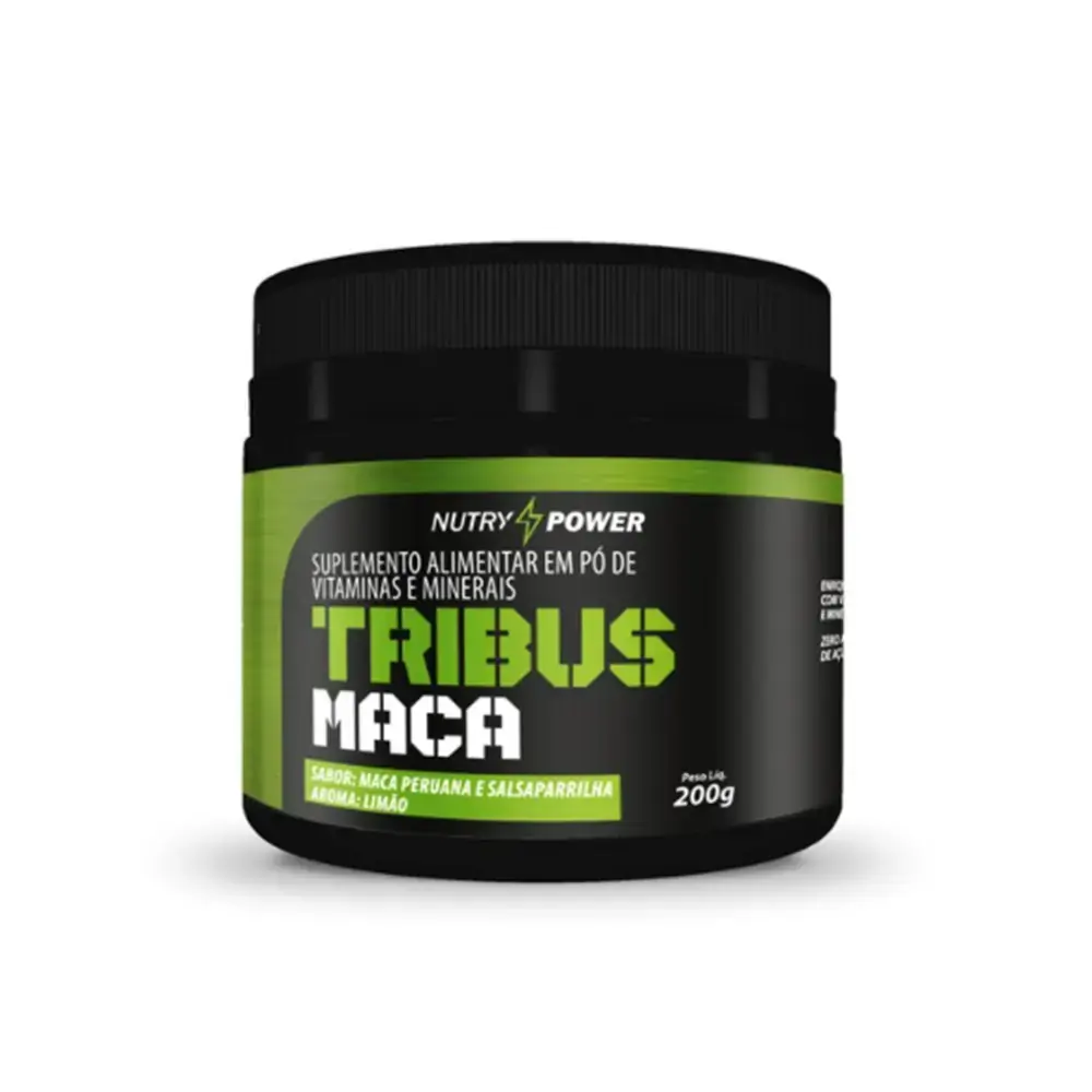 Tribus Maca 200g Sabor Limão E Salsaparrilha