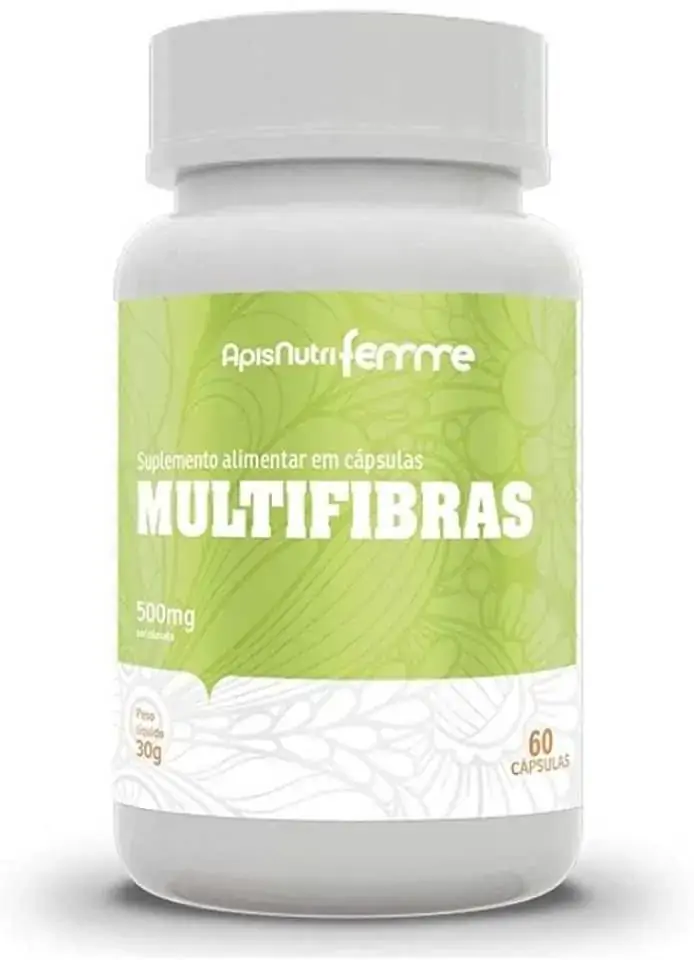 Multifibras 60caps 500mg Apis Nutri