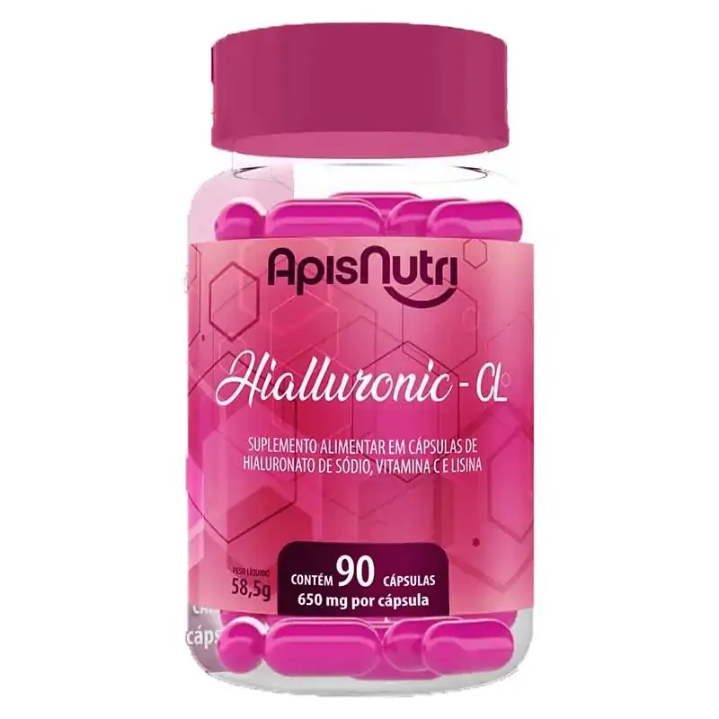 Hialluronic ¿ CL 650mg Apisnutri 90 cápsulas
